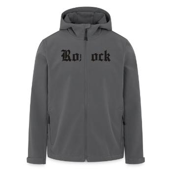 Rostock - Recycelte Männer Softshell-Jacke von Stanley/Stella - Anthrazit - Vorne - AI Model Male 185 light (185cm)