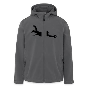 Baseball - Recycelte Männer Softshell-Jacke von Stanley/Stella - Anthrazit - Vorne - AI Model Male 185 light (185cm)