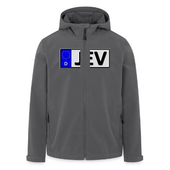 Jever Kennzeichen - Recycelte Männer Softshell-Jacke von Stanley/Stella - Anthrazit - Vorne - AI Model Male 185 light (185cm)