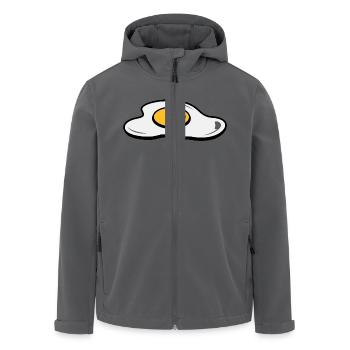Ein Spiegelei - Recycelte Männer Softshell-Jacke von Stanley/Stella - Anthrazit - Vorne - AI Model Male 185 light (185cm)