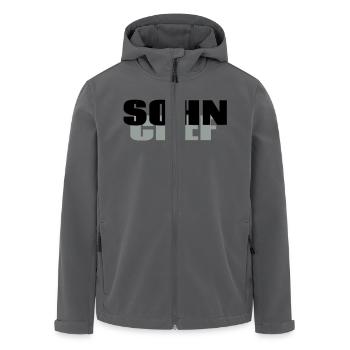 Sohn Chef - Recycelte Männer Softshell-Jacke von Stanley/Stella - Anthrazit - Vorne - AI Model Male 185 light (185cm)