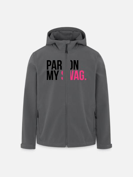 pardon my swag - Recycelte Männer Softshell-Jacke von Stanley/Stella - Anthrazit