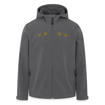 5 Stern star symbol beste Mama Papa Geschenk Chef - Recycelte Männer Softshell-Jacke von Stanley/Stella - Anthrazit - Vorne - AI Model Male 185 light (185cm)