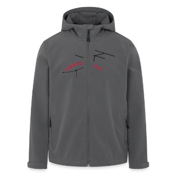 contestteam - Recycelte Männer Softshell-Jacke von Stanley/Stella - Anthrazit - Vorne - AI Model Male 185 light (185cm)
