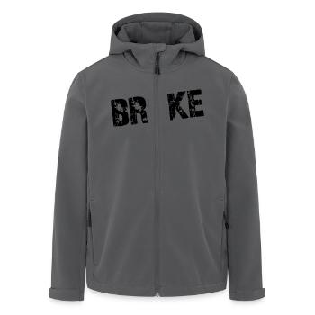 Broke - Farbwechsel - Recycelte Männer Softshell-Jacke von Stanley/Stella - Anthrazit - Vorne - AI Model Male 185 light (185cm)