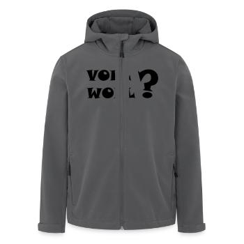 voll_woll - Recycelte Männer Softshell-Jacke von Stanley/Stella - Anthrazit - Vorne - AI Model Male 185 light (185cm)
