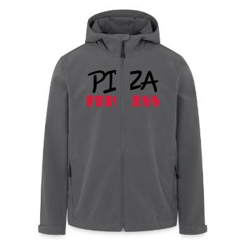 Pizza Princess - Recycelte Männer Softshell-Jacke von Stanley/Stella - Anthrazit - Vorne - AI Model Male 185 light (185cm)