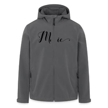 marie - Recycelte Männer Softshell-Jacke von Stanley/Stella - Anthrazit - Vorne - AI Model Male 185 light (185cm)