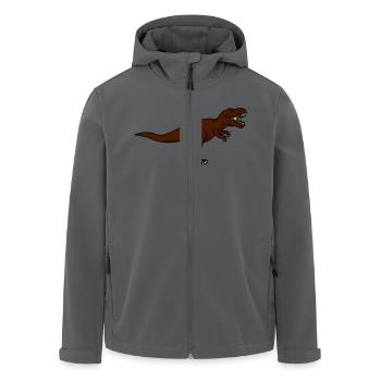 brüllen t-rex tyrannosaurus saurier rex fleischfre - Recycelte Männer Softshell-Jacke von Stanley/Stella - Anthrazit - Vorne - AI Model Male 185 light (185cm)