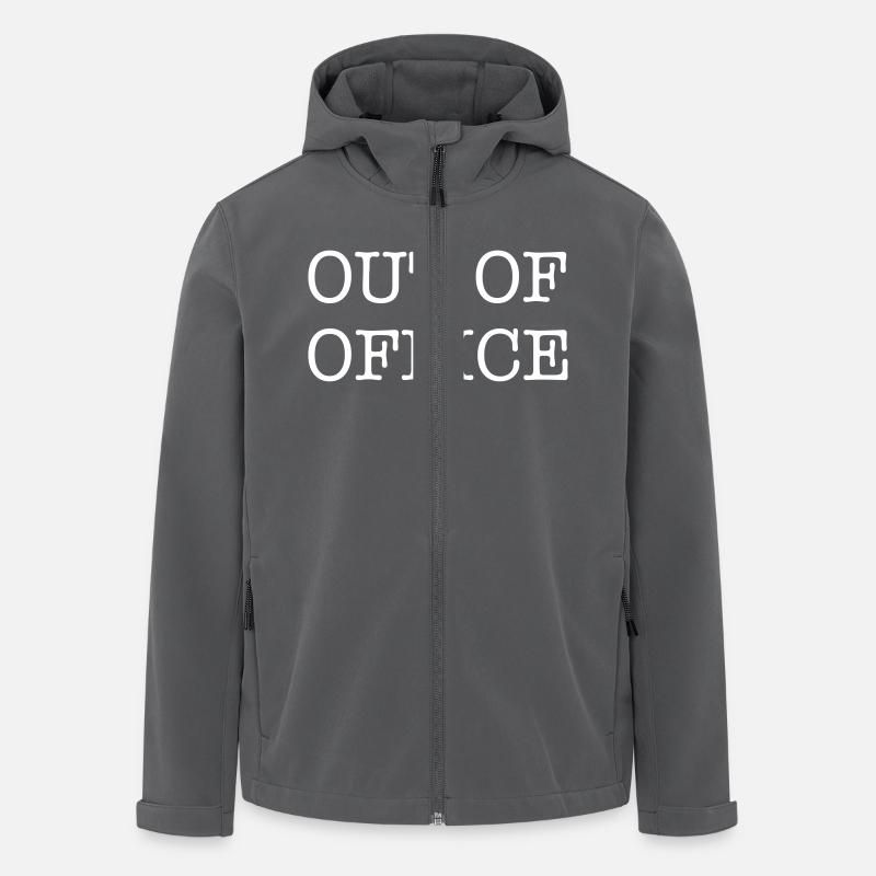 Out of Office - Recycelte Männer Softshell-Jacke von Stanley/Stella - Anthrazit