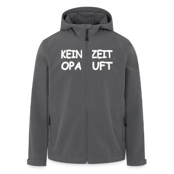 Opa - Recycelte Männer Softshell-Jacke von Stanley/Stella - Anthrazit - Vorne - AI Model Male 185 light (185cm)