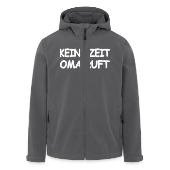 Oma - Recycelte Männer Softshell-Jacke von Stanley/Stella - Anthrazit - Vorne - AI Model Male 185 light (185cm)