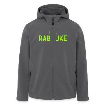 Rabauke - ungehobelter Mensch - ungezogenes Kind - Recycelte Männer Softshell-Jacke von Stanley/Stella - Anthrazit - Vorne - AI Model Male 185 light (185cm)