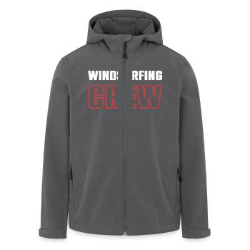 Windsurfing Crew - Recycelte Männer Softshell-Jacke von Stanley/Stella - Anthrazit - Vorne - AI Model Male 185 light (185cm)