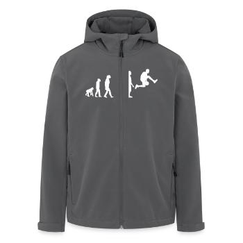 Evolution Basketball / Basketballer - Recycelte Männer Softshell-Jacke von Stanley/Stella - Anthrazit - Vorne - AI Model Male 185 light (185cm)