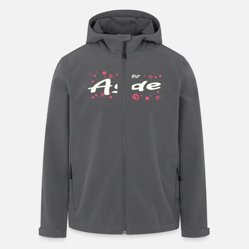 Agde - Veste softshell homme en polyester recyclé Stanley/Stella - charbon