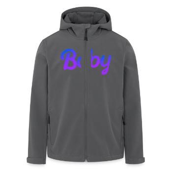 COOLES BABY - Recycelte Männer Softshell-Jacke von Stanley/Stella - Anthrazit - Vorne - AI Model Male 185 light (185cm)