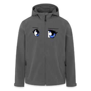 Mangaeyes - Recycelte Männer Softshell-Jacke von Stanley/Stella - Anthrazit - Vorne - AI Model Male 185 light (185cm)