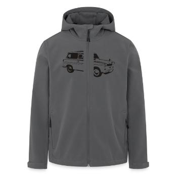  600 500 Kombi Tra - Recycelte Männer Softshell-Jacke von Stanley/Stella - Anthrazit - Vorne - AI Model Male 185 light (185cm)