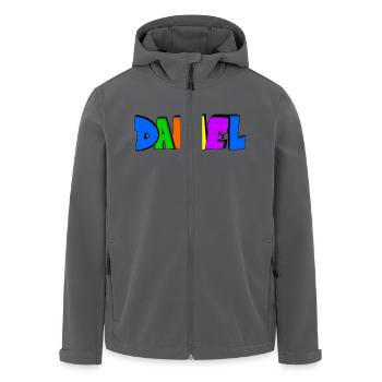 Daniel - Recycelte Männer Softshell-Jacke von Stanley/Stella - Anthrazit - Vorne - AI Model Male 185 light (185cm)