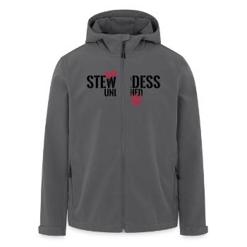 Wilde Stewardess entfesselt - Recycelte Männer Softshell-Jacke von Stanley/Stella - Anthrazit - Vorne - AI Model Male 185 light (185cm)