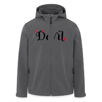 6061912 118998807 Devil - Recycelte Männer Softshell-Jacke von Stanley/Stella - Anthrazit - Vorne - AI Model Male 185 light (185cm)