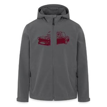 blockedName - Recycelte Männer Softshell-Jacke von Stanley/Stella - Anthrazit - Vorne - AI Model Male 185 light (185cm)
