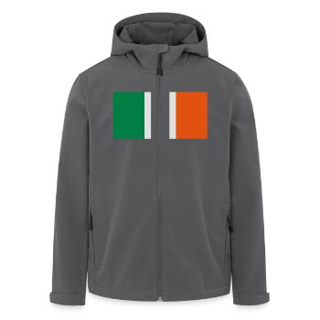 flag_ireland - Recycelte Männer Softshell-Jacke von Stanley/Stella - Anthrazit - Vorne - AI Model Male 185 light (185cm)