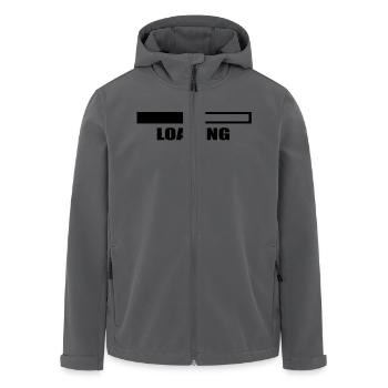 Loading - Recycelte Männer Softshell-Jacke von Stanley/Stella - Anthrazit - Vorne - AI Model Male 185 light (185cm)