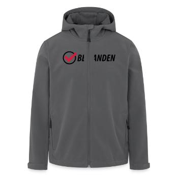bestanden__f2 - Recycelte Männer Softshell-Jacke von Stanley/Stella - Anthrazit - Vorne - AI Model Male 185 light (185cm)