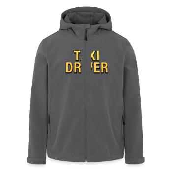 TAXI DRIVER - Recycelte Männer Softshell-Jacke von Stanley/Stella - Anthrazit - Vorne - AI Model Male 185 light (185cm)