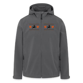 Rentiere - Recycelte Männer Softshell-Jacke von Stanley/Stella - Anthrazit - Vorne - AI Model Male 185 light (185cm)