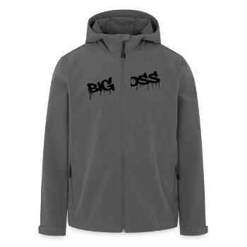 Big Boss - Recycelte Männer Softshell-Jacke von Stanley/Stella - Anthrazit - Vorne - AI Model Male 185 light (185cm)