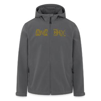 anarchy - Recycelte Männer Softshell-Jacke von Stanley/Stella - Anthrazit - Vorne - AI Model Male 185 light (185cm)