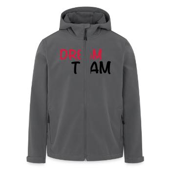 Dream Team - Recycelte Männer Softshell-Jacke von Stanley/Stella - Anthrazit - Vorne - AI Model Male 185 light (185cm)