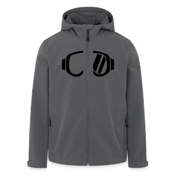 Skibrille - Recycelte Männer Softshell-Jacke von Stanley/Stella - Anthrazit - Vorne - AI Model Male 185 light (185cm)