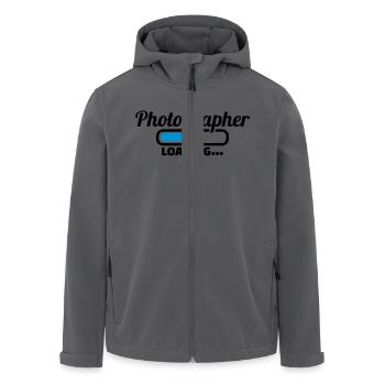 Fotograf - Recycelte Männer Softshell-Jacke von Stanley/Stella - Anthrazit - Vorne - AI Model Male 185 light (185cm)