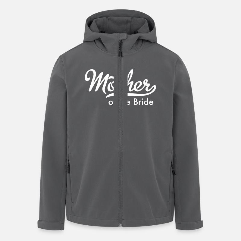 Mère de la mariée - Veste softshell homme en polyester recyclé Stanley/Stella - charbon