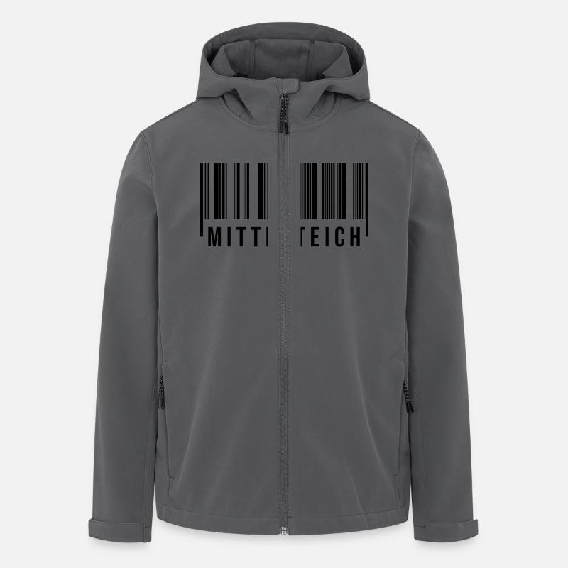 Mitterteich Bayern - Recycelte Männer Softshell-Jacke von Stanley/Stella - Anthrazit