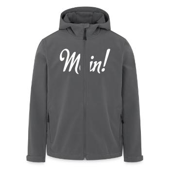 Moin - Recycelte Männer Softshell-Jacke von Stanley/Stella - Anthrazit - Vorne - AI Model Male 185 light (185cm)