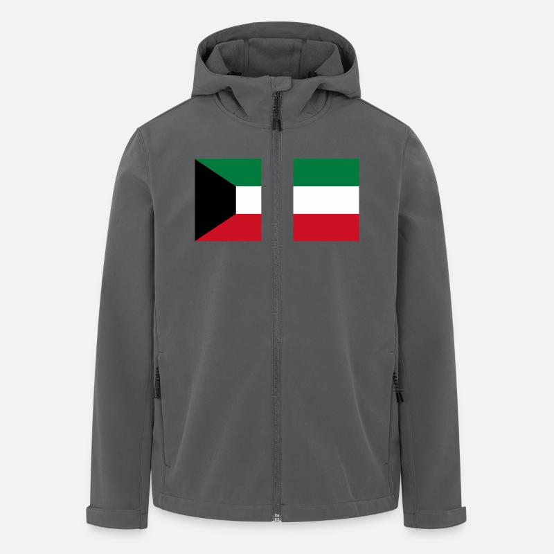 Kuwait - Recycelte Männer Softshell-Jacke von Stanley/Stella - Anthrazit