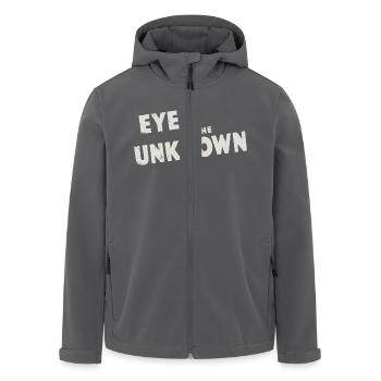 AUGEN DES UNBEKANNTEN - Recycelte Männer Softshell-Jacke von Stanley/Stella - Anthrazit - Vorne - AI Model Male 185 light (185cm)