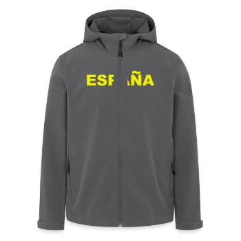 Espana - Spain - Spanien - Recycelte Männer Softshell-Jacke von Stanley/Stella - Anthrazit - Vorne - AI Model Male 185 light (185cm)