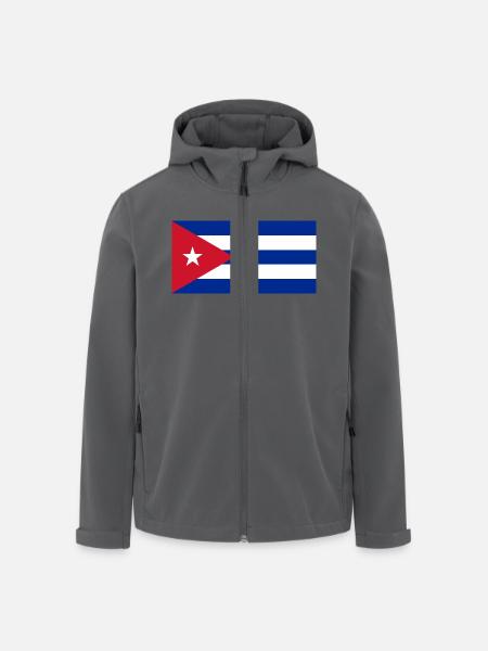 cuba, kuba, Fahne, Flagge - Recycelte Männer Softshell-Jacke von Stanley/Stella - Anthrazit