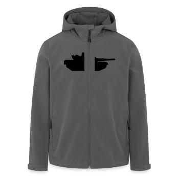 tank - Recycelte Männer Softshell-Jacke von Stanley/Stella - Anthrazit - Vorne - AI Model Male 185 light (185cm)