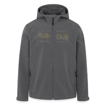 Rubadub - Recycelte Männer Softshell-Jacke von Stanley/Stella - Anthrazit - Vorne - AI Model Male 185 light (185cm)