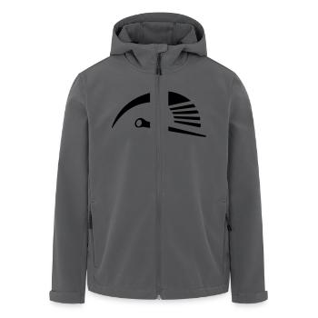 Top Speed - Recycelte Männer Softshell-Jacke von Stanley/Stella - Anthrazit - Vorne - AI Model Male 185 light (185cm)