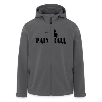 Paintball Logo modern - Recycelte Männer Softshell-Jacke von Stanley/Stella - Anthrazit - Vorne - AI Model Male 185 light (185cm)