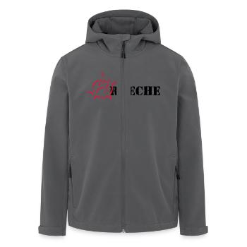 Anarchy Ardeche - Recycelte Männer Softshell-Jacke von Stanley/Stella - Anthrazit - Vorne - AI Model Male 185 light (185cm)
