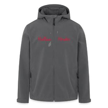 Schrtiftzug X-Hollandse Herder - Recycelte Männer Softshell-Jacke von Stanley/Stella - Anthrazit - Vorne - AI Model Male 185 light (185cm)